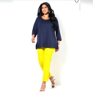 Old Navy Women's Yellow Capris